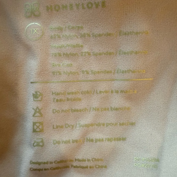 Honeylove shaping tank. Tan, size 1x. NWOT. - Picture 4 of 8